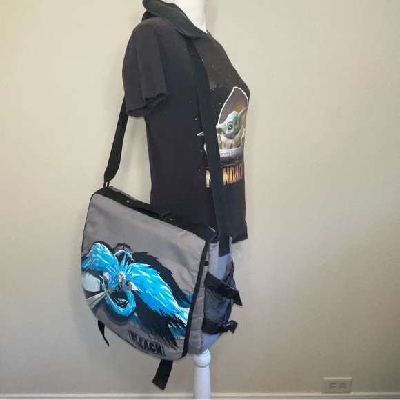 Anime Bleach Shoulder Bag Messenger Bag Padded Computer Bag Hitsugaya Toshiro - Picture 4 of 17